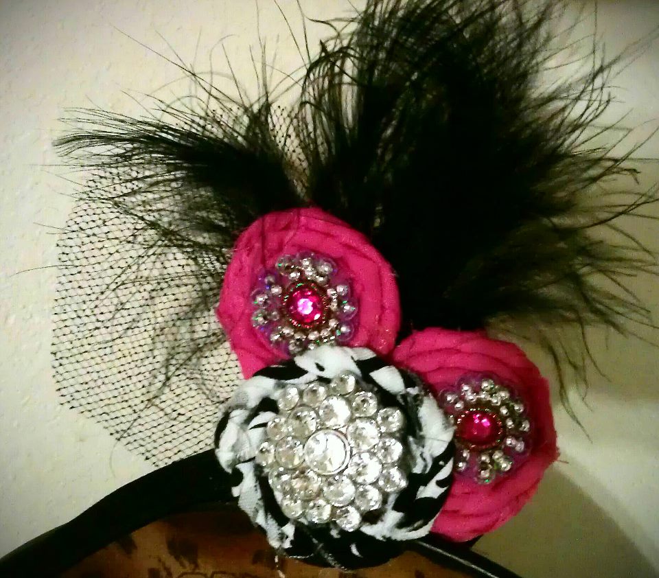 headband over the top